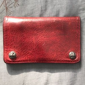 Chrome Hearts: Red Leather Wallet